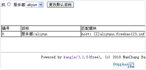 kangle反向域名完成