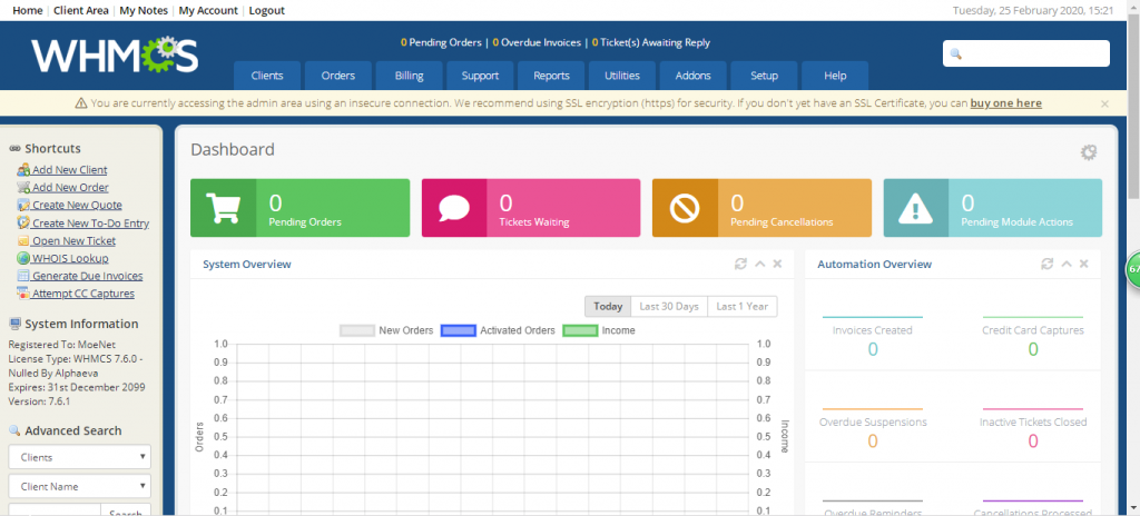 超详细的WHMCS主机商业务管理信息系统搭建教程! WHMCS安装  经验 分享 教程 网络杂谈 站长 第12张 超详细的WHMCS主机商业务管理信息系统搭建教程! WHMCS安装  经验 分享 教程 网络杂谈 站长 第12张