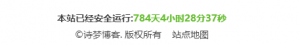网站已安全运行X天X小时X分X秒 - KEKC博客-KEKC博客