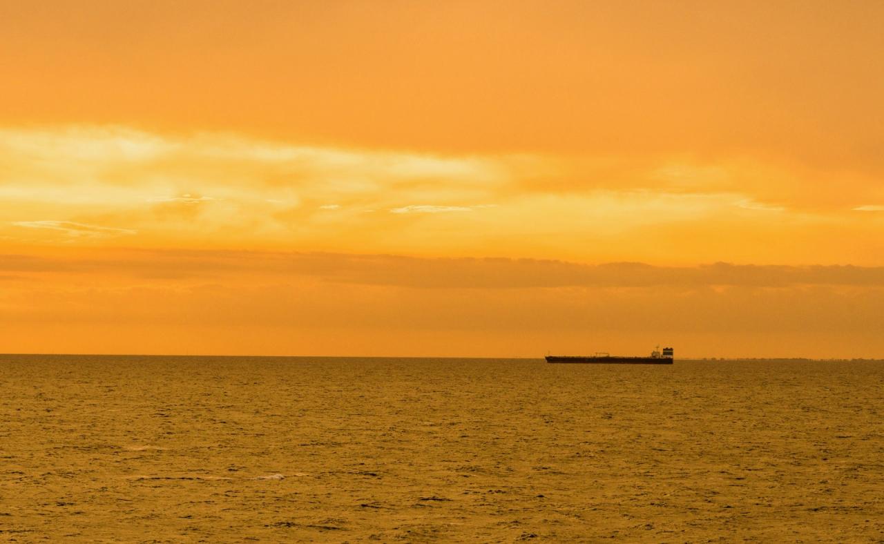  海阔云红带夕阳 大海 夕阳 美图 第4张